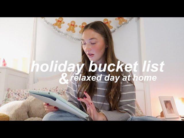 making a holiday bucket list | vlogmas day 2