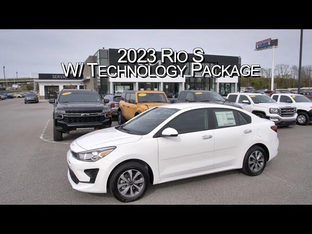 New 2023 Kia Rio S w/Technology Package