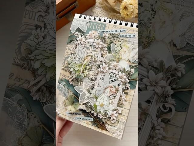 ASMR  Forest Spirit Journal#journalwithme #scrapbooking #shorts