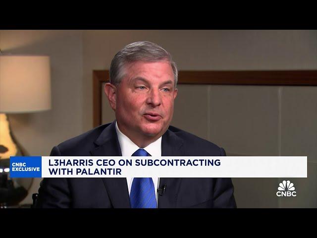 L3Harris CEO on subcontracting with Palantir, global geopolitical risks and defense sector outlook