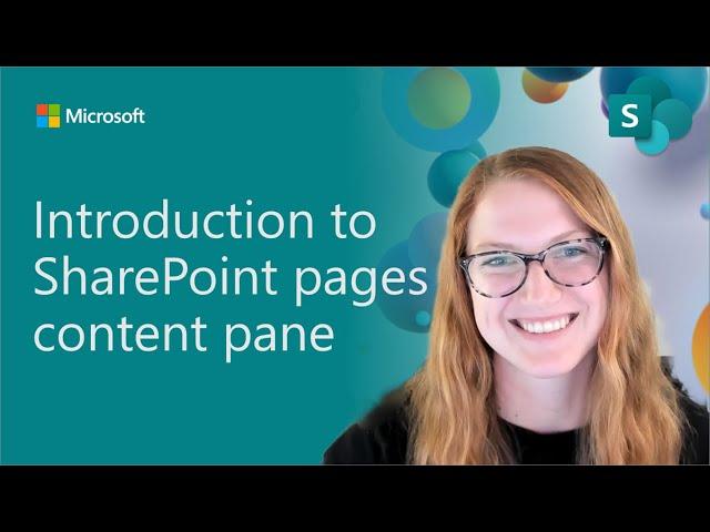 Introduction to SharePoint pages content pane