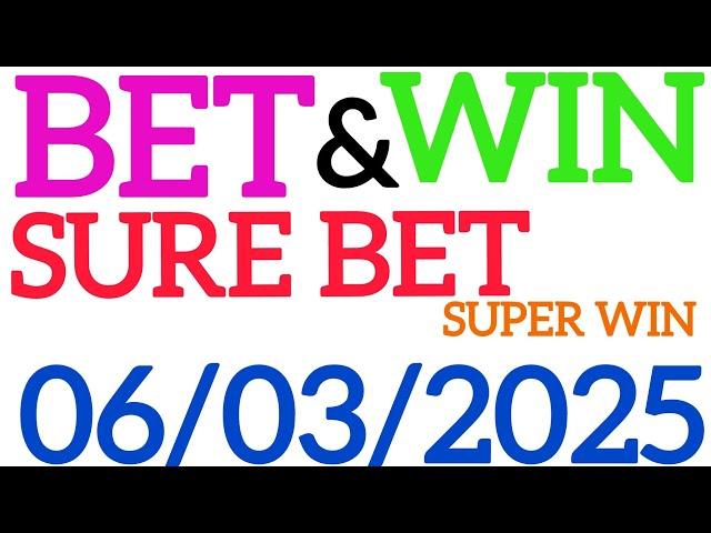 CORRECT SCORE PREDICTIONS 06/03/2025/FOOTBALL PREDICTIONS TODAY/SOCCER BETTING TIPS/SURE TIPS