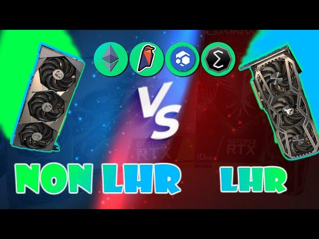 lhr vs non lhr mining: 3090 Vs 3080 LHR