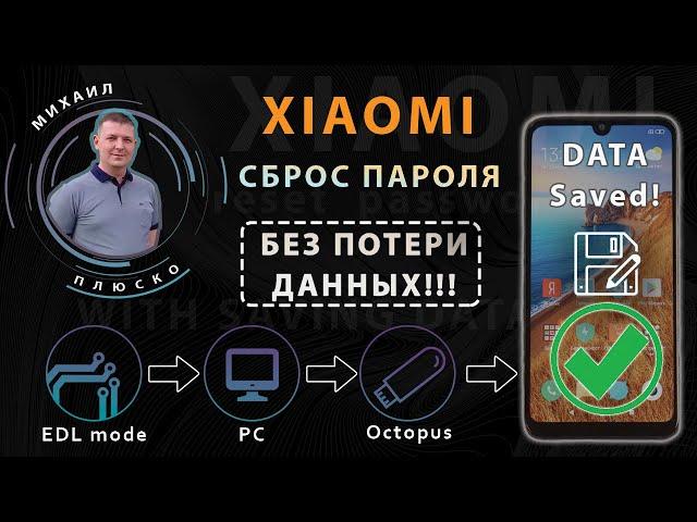 Xiaomi. Снимаем код блокировки без потери данных!