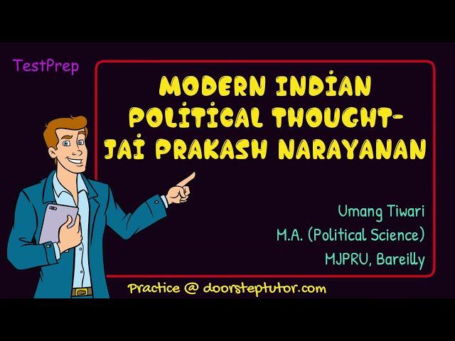 Jai Prakash Narayanan: Life Sketch, Political Thoughts, Sarvodaya Society | Political Science