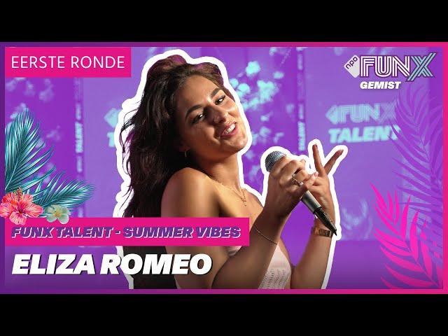 ELIZA ROMEO - Vergeef Mij | FunX Talent Summer Vibes | EERSTE RONDE