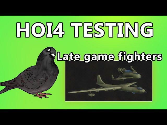 HOI4 Testing: Late Game Fighters