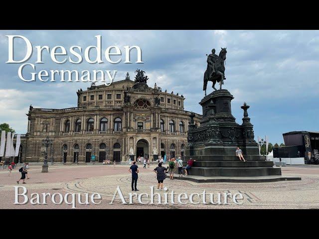 DRESDEN:Discovering the city of Dresden in Germany ||Baroque architecture |Rhine River | |River Elbe