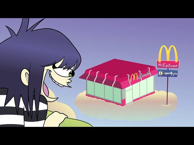 Gorillaz - Noodle Goes to Macca's (Official Video)