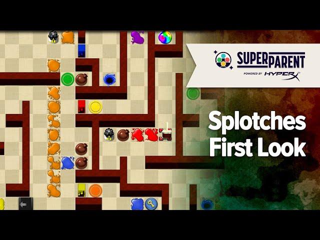 Splotches Switch Gameplay / No Commentary - SuperParent First Look