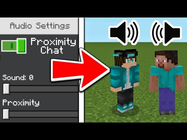 How To Enable PROXIMITY CHAT In Minecraft Bedrock!