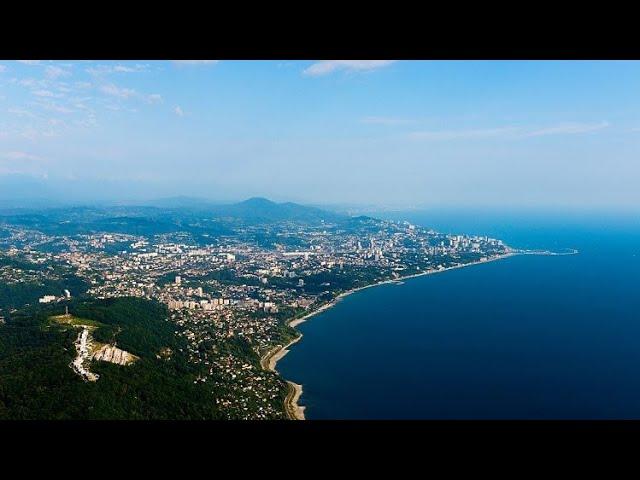 Landing in Sochi International Airport 02.02.2020 | 4K | Rainy Weather