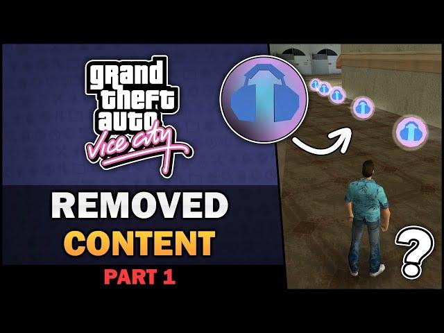 GTA VC - Removed Content [Part 1] - Feat. SpooferJahk