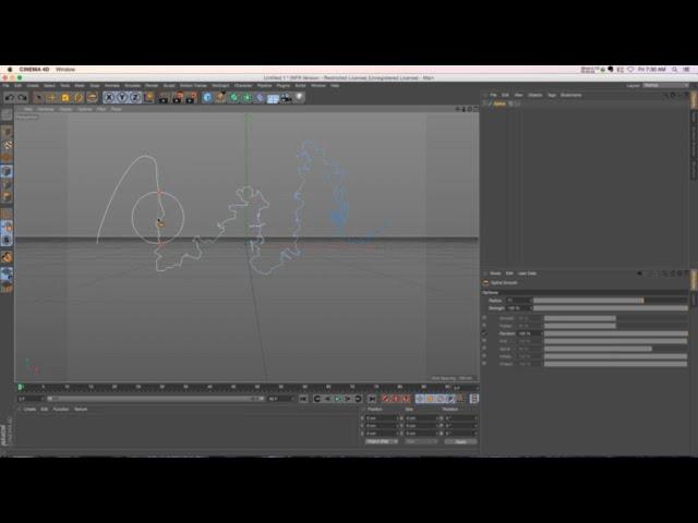 C4D R17 Tutorial: Spline Tool Updates