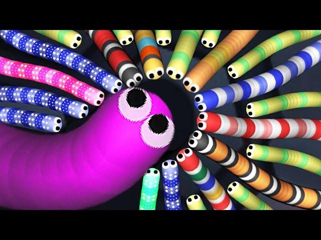 Slither.io  - Мультяшная игра про Червяка! #2. Канал Family BOX наш НОВЫЙ РЕКОРД в СЛИЗЕРИО