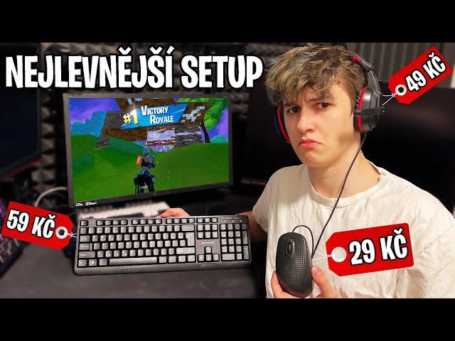 Koupil Jsem Si Nejlevnější Setup A Vyhrál Na Něm! (190KČ)