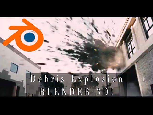 Explosion Tutorial in Blender 3d! :  Adding debris fields utilizing the KHAOS add-on