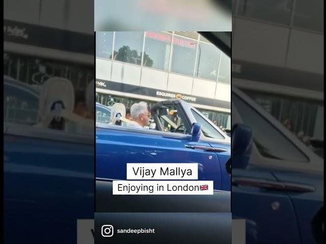 Vijay Mallya spotted driving Bentley in London