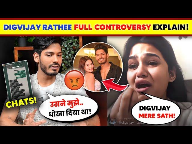 OMG! Digvijay Rathee & His Ex Girlfriend Unnati Tomar Controversy| Unnati Instagram Live | Unnati