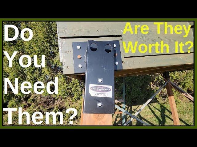 Elevator Brackets for Your Deer Blind - Explained