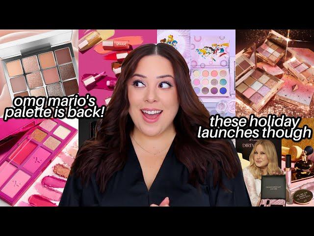 NEW MAKEUP RELEASES 2023! Mario’s Palette is BACK + Holiday Launches Are Killing It! 