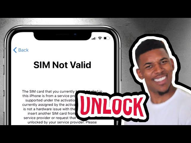 iPhone Sim Not Supported Fix - How to unlock iPhone from Carrier - SIM NOT SUPPORTED SOLUTION!