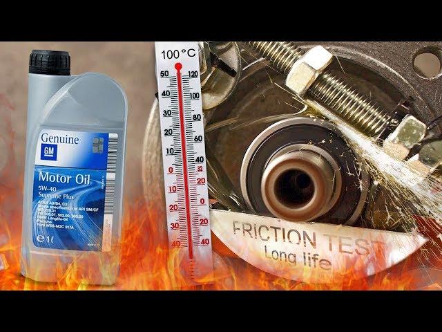 GM Supreme Plus 5W40 How well the engine oil protect the engine? 100°C
