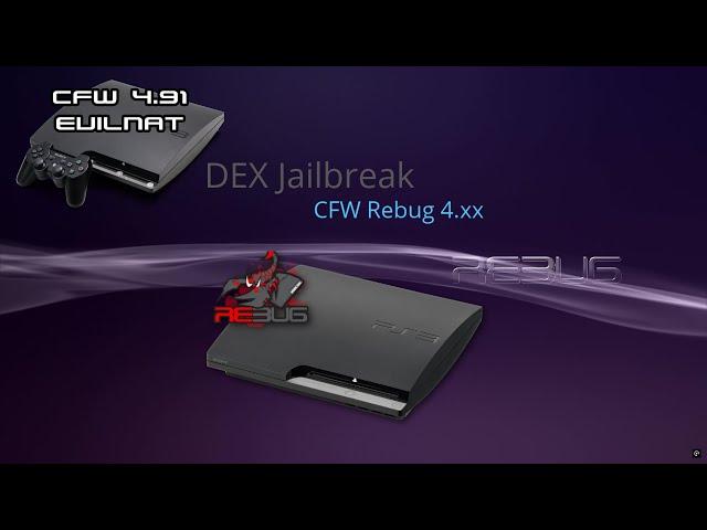 (PS3 MODDING) How to downgrade from CFW 4.91 Evilnat to Rebug 4.84 DEX