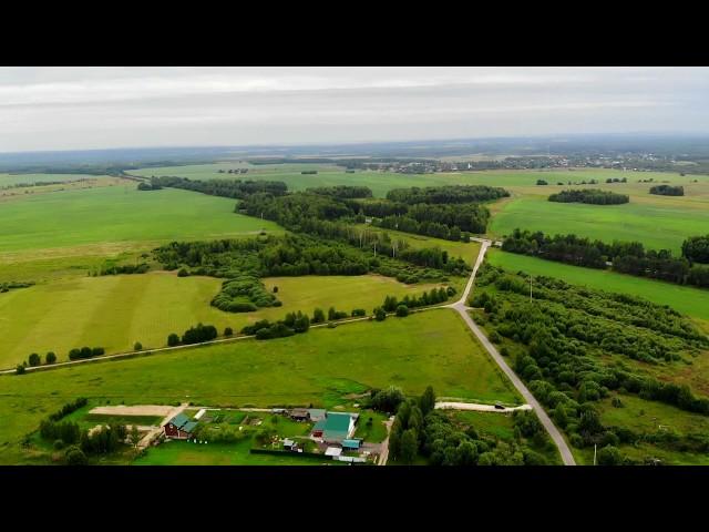 Владимирская область, деревня Городок. Река Клязьма. Лето 2018. Mavic Air/