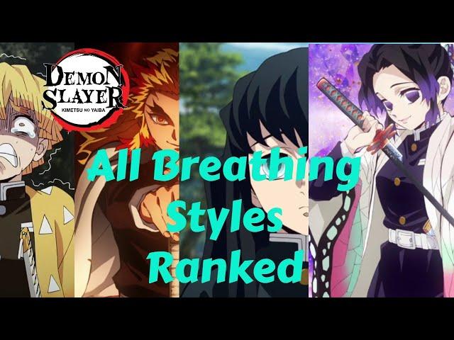 (Outdated) All Breathing Styles Showcased and Ranked | Demon Slayer RPG 2