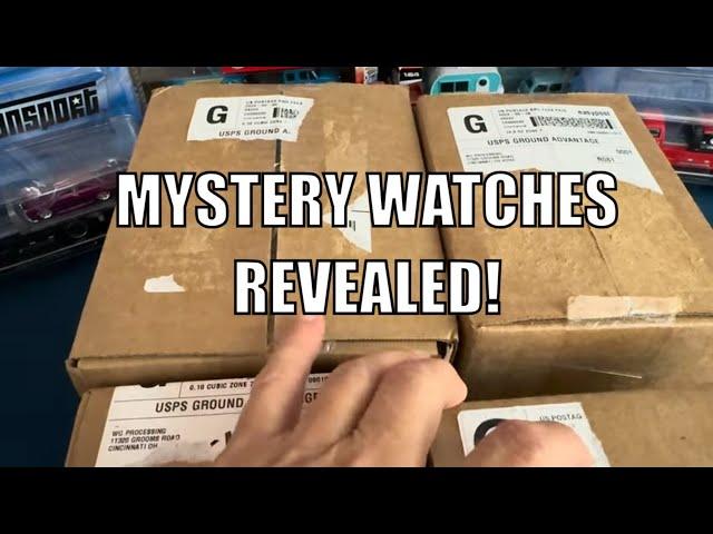 Box Opening 4 Mystery Watches From Watch Gang!