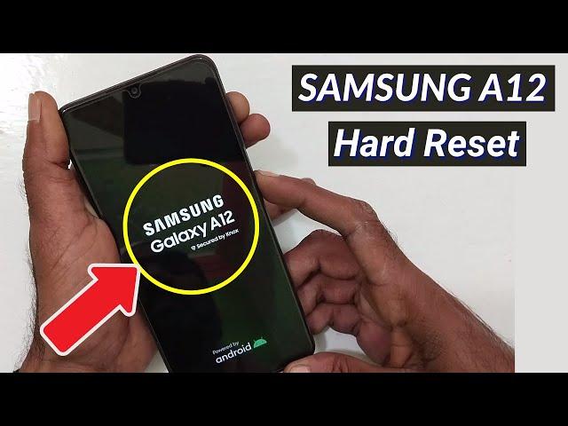 Samsung A12 Hard Reset New Method 2024 |Samsung A12 Hard Reset Forgot Password