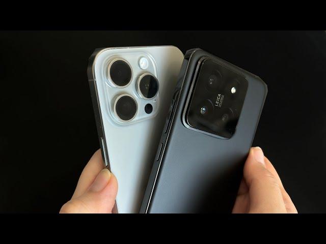 Xiaomi 14 vs iPhone 15 PRO - НЕ ВЫБИРАЙ, ПОКА НЕ ПОСМОТРИШЬ сравнение смартфонов