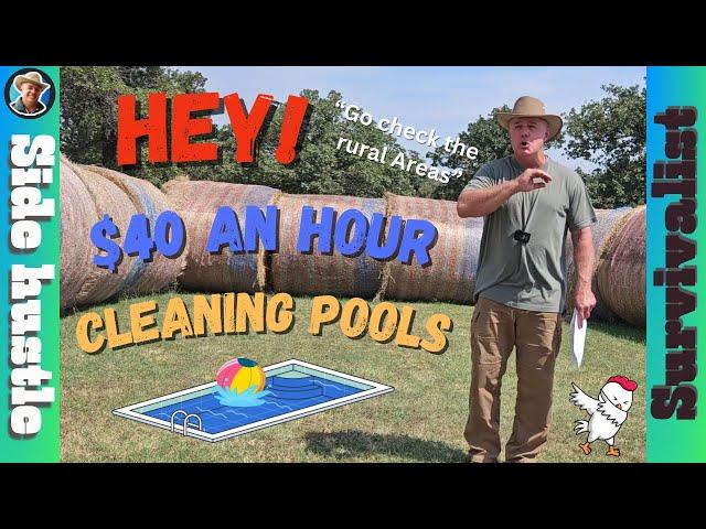 Hot Ideas & Cool Pools: Side Hustle Survivalist's Guide to Rural Pool Cleaning #ninjanation