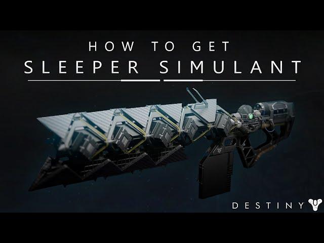 Destiny: How To Get The SLEEPER SIMULANT Exotic Fusion Rifle - Part 1