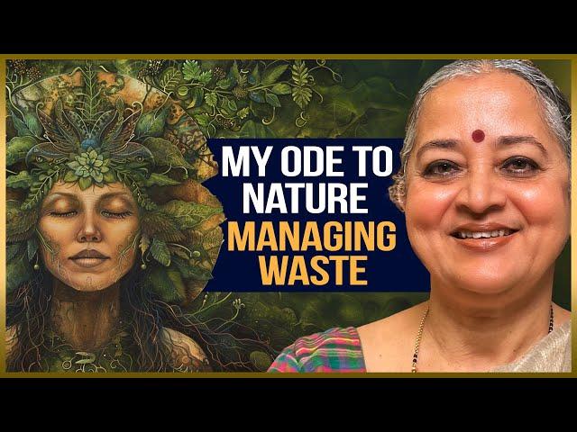 EARTH is my mother. My spiritual practice is re-cycle, re-use & reduce waste. Vani Murthy (Wormrani)