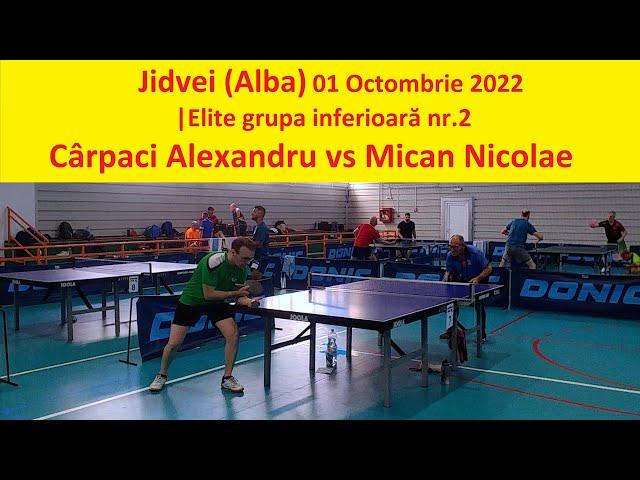 Cârpaci Alexandru vs Mican Nicolae |Elite grupa inferioară nr.2 |Jidvei 2022