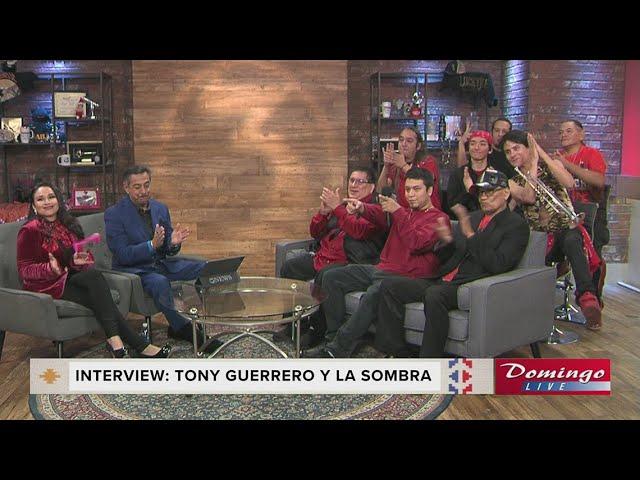 Now that's what's up! Tony Guerrero y la Sombra catch up with Rudy and Barbi on Domingo Live