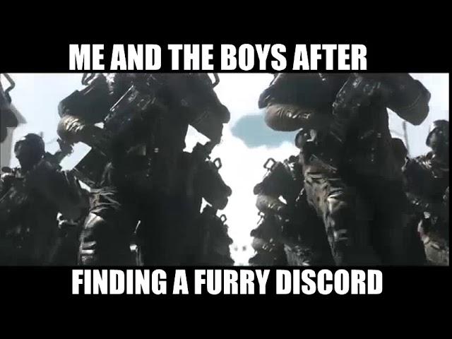 Me after finding a furry discord server