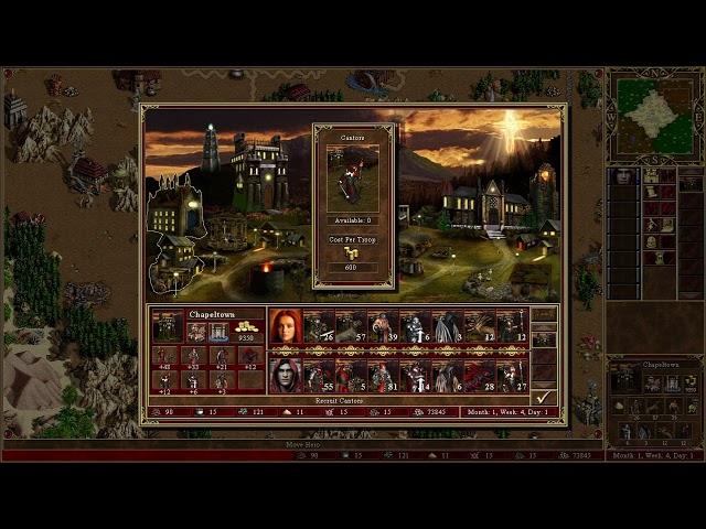 Cathedral town screen with music (VCMI)