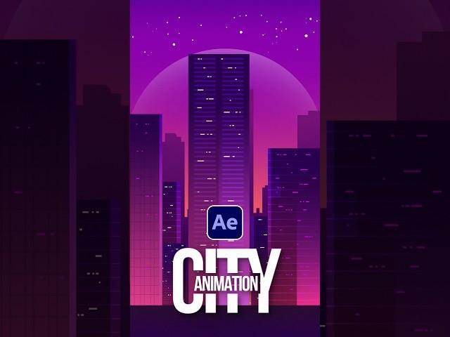 Create City Animations in After Effects & Illustrator #tutorial