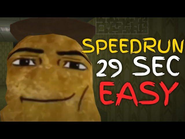 Omega Nugget Backrooms Speedrun 29 SEC - WORLD RECORD!