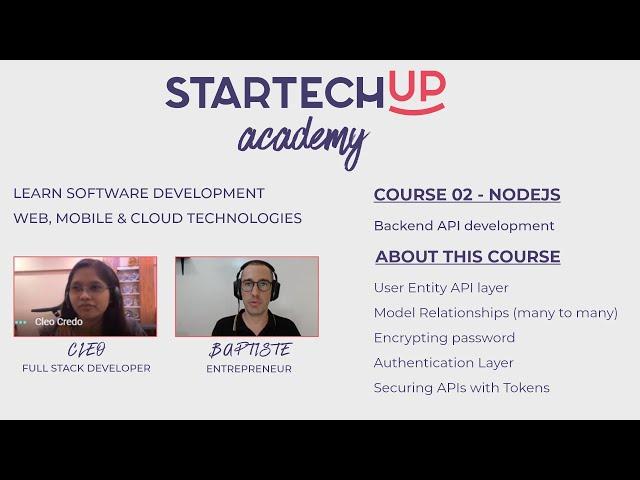 NodeJS [02] - Backend Development - Startechup Academy