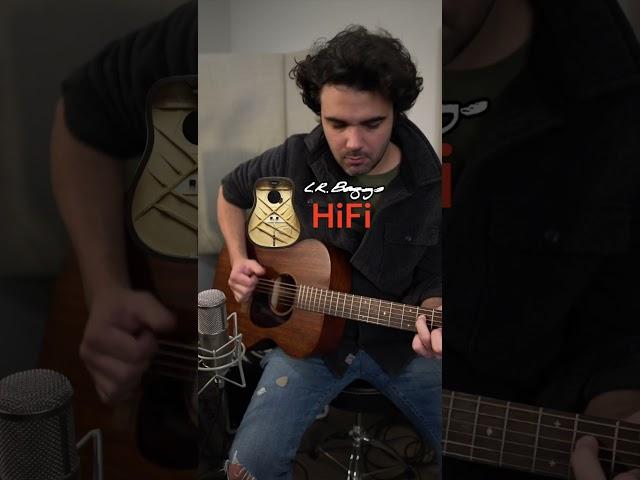 L.R. Baggs Hifi Acoustic Pickup vs Condenser Microphone #guitar #acousticguitar #lrbaggs