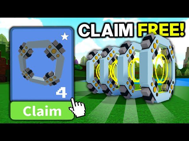 CLAIM FREE PORTALS EASY!! | Build a boat for Treasure ROBLOX