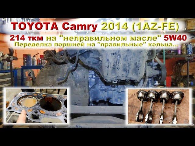 TOYOTA Camry 2014 (1AZ-FE): Капремонт!