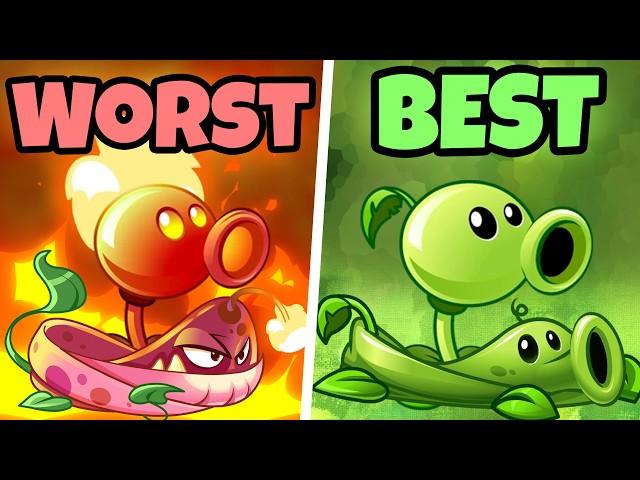 Ranking every vine plant from Worst to Best. (PvZ2)