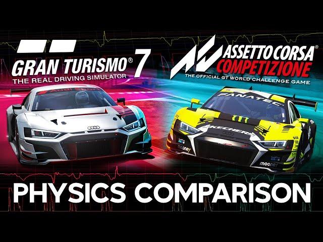 ACC vs GT7 physics comparison