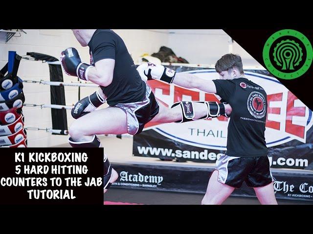 K1 Kickboxing 5 Hard Hitting Counters to the Jab Tutorial