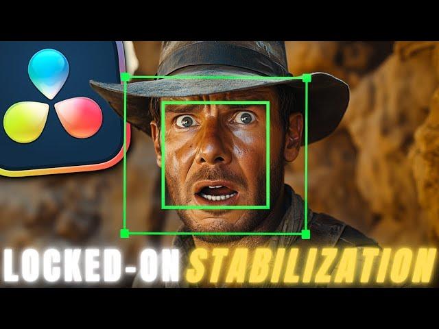 LOCKED-ON STABILIZATION EFFECT | Davinci Resolve 19 Tutorial